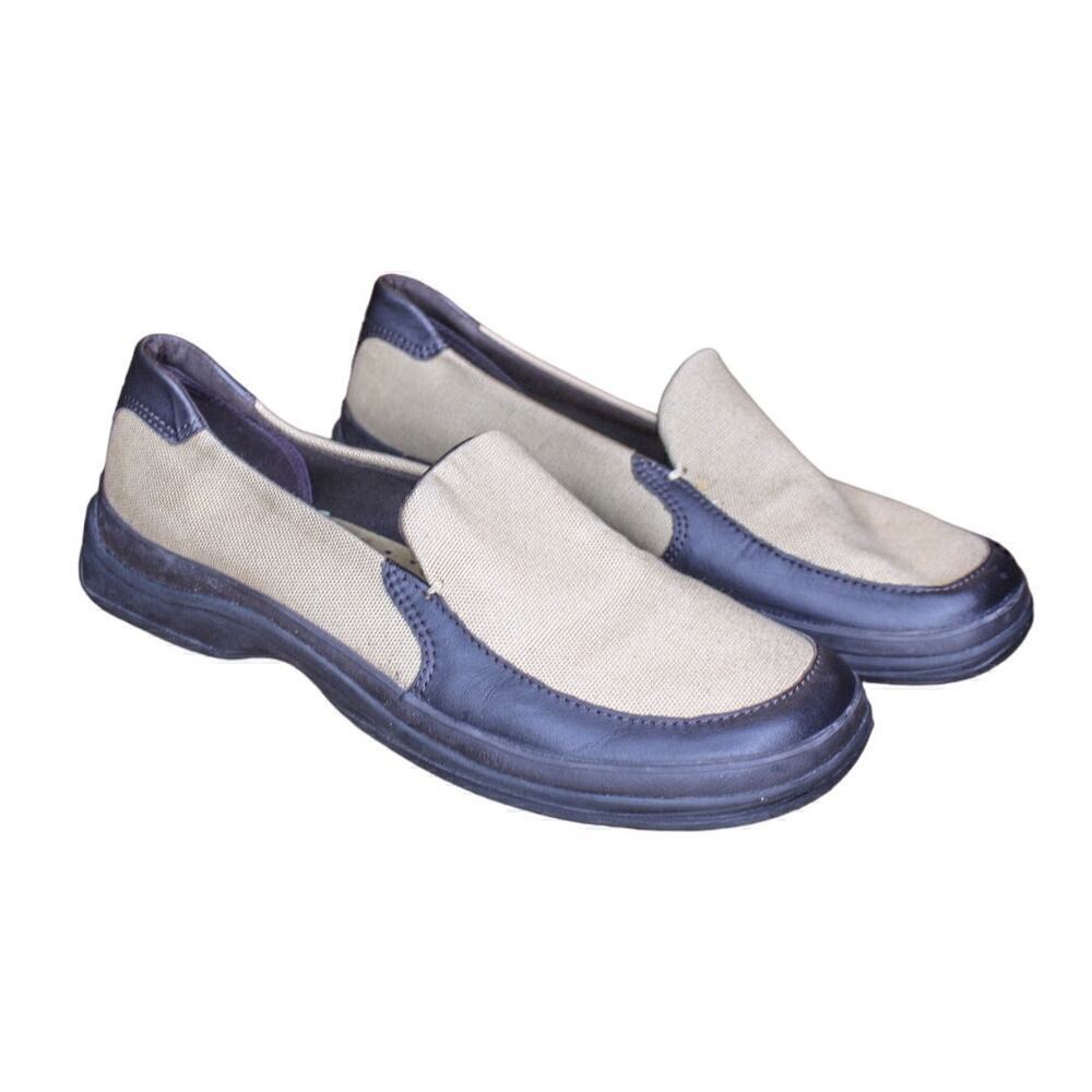 Keds Relax Canvas Slip On Loafer Comfort Shoes Tan Chocolate Brown 8